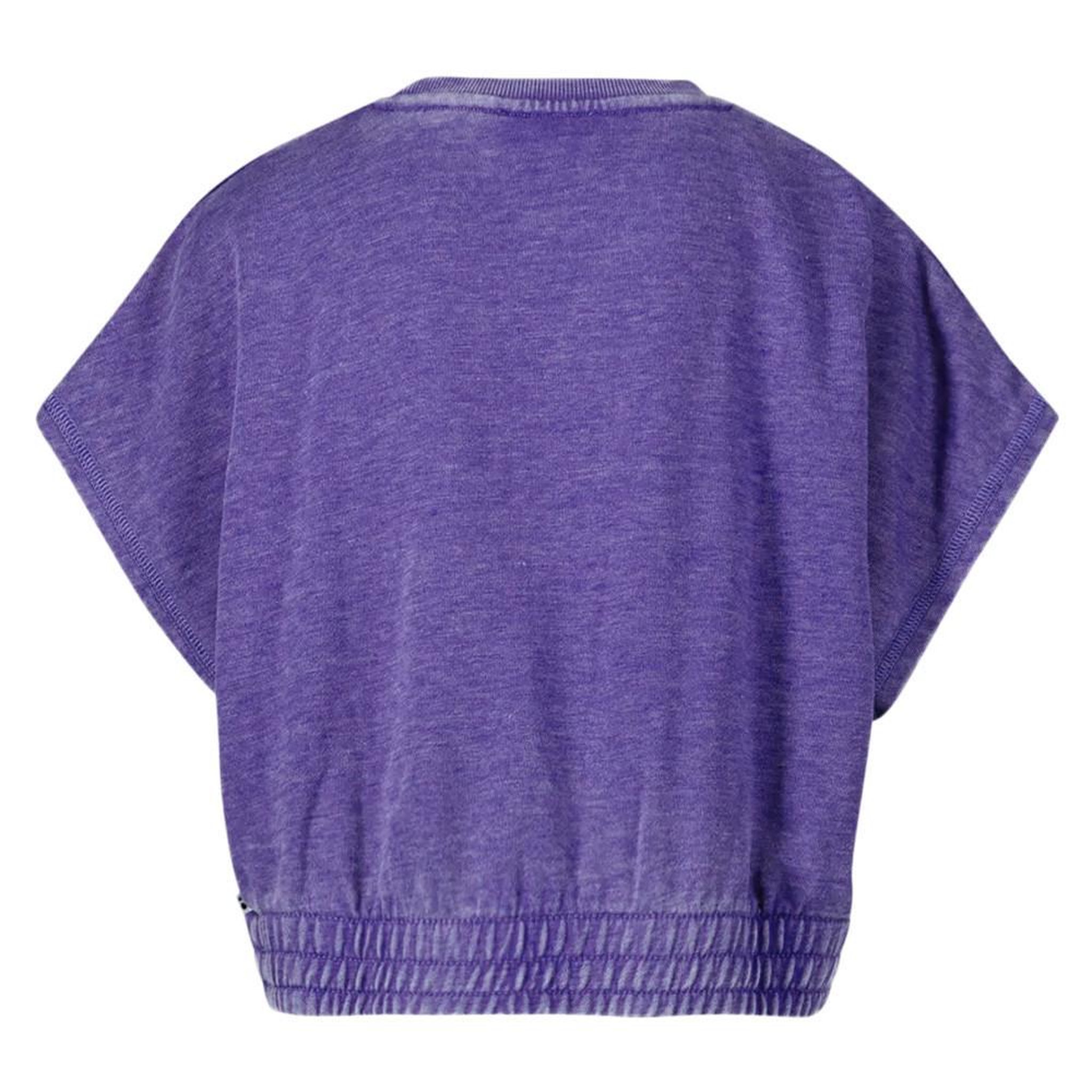 Voir la diapositive 2 : Le Temps Des Cerises T-Shirt Violet Fille Le Temps Des Cerises Naellegi