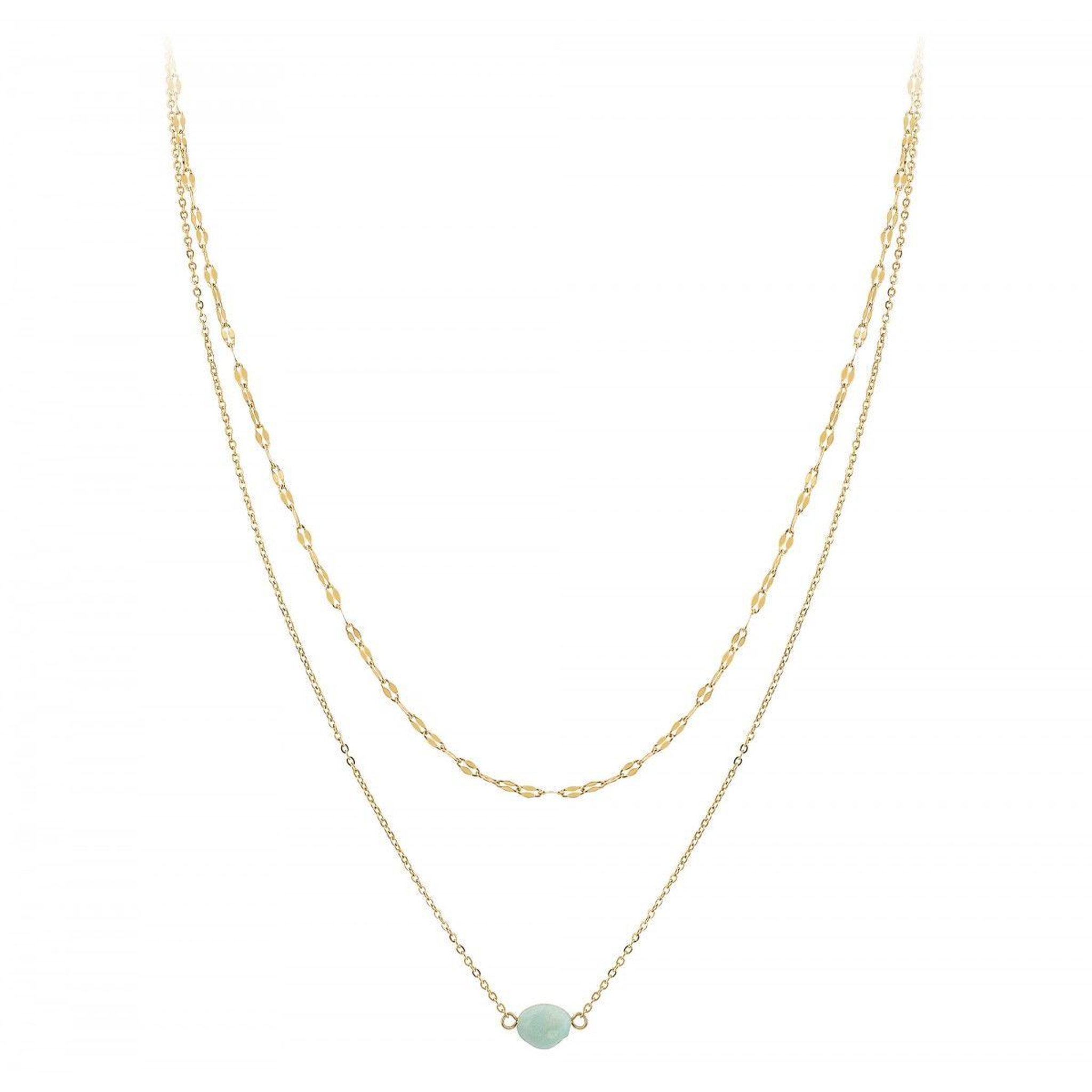 Voir la diapositive 3 : SC CRYSTAL Collier multi rangs par SC Crystal orné d'une amazonite