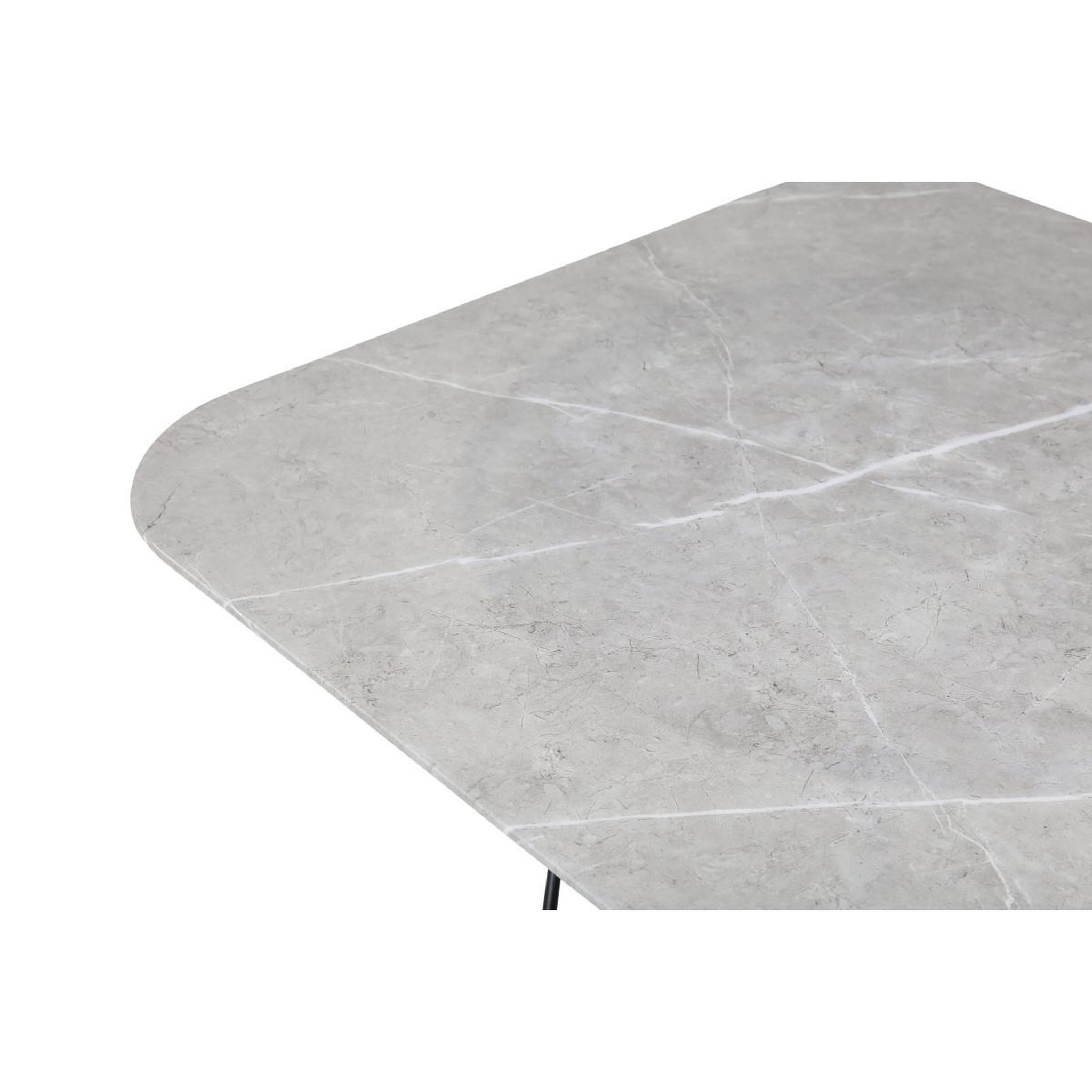 Voir la diapositive 3 : Paris Prix Table basse en verre marbré  tristar  80cm gris