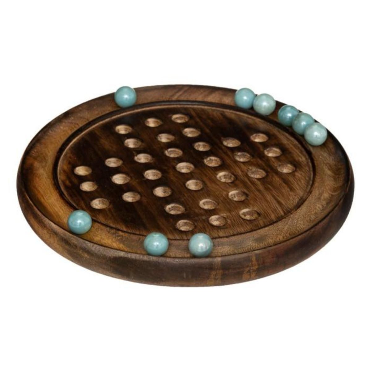 ATMOSPHERA Jeu de Société en Bois  Solitaire  22cm Naturel