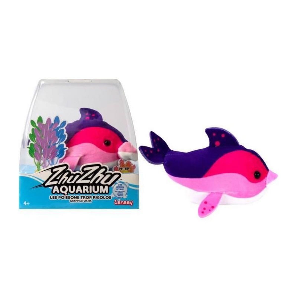 LANSAY Zhu Zhu Aquarium - LANSAY - Nina le Dauphin - Des 4 ans