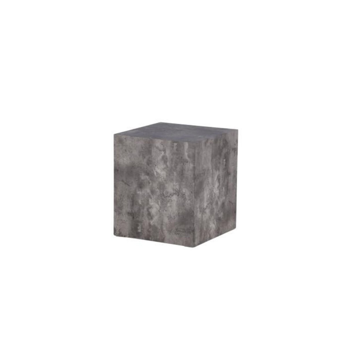 Paris Prix Table d'Appoint Imitation Marbre  York  45cm Gris Foncé
