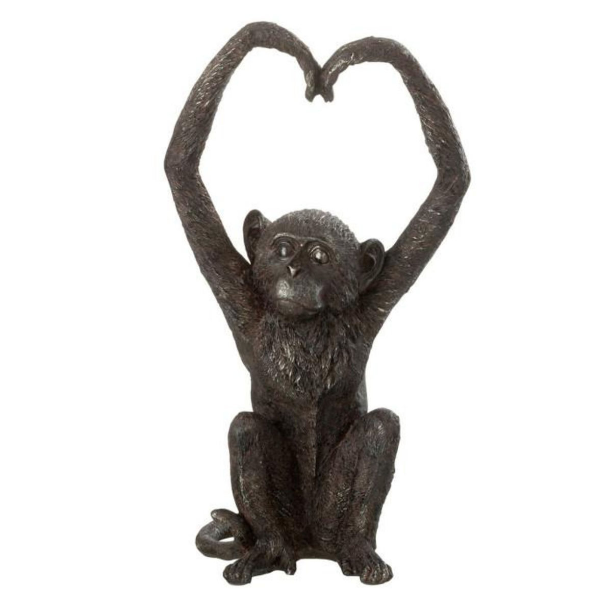 Paris Prix Statuette Déco  Singe  33cm Marron