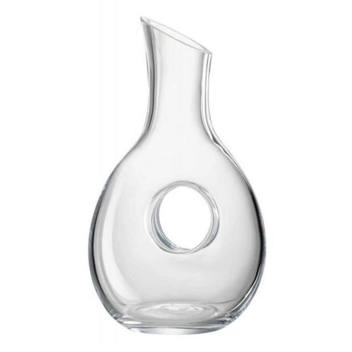 Paris Prix Carafe Design en Verre  Trou  1,2L Transparent