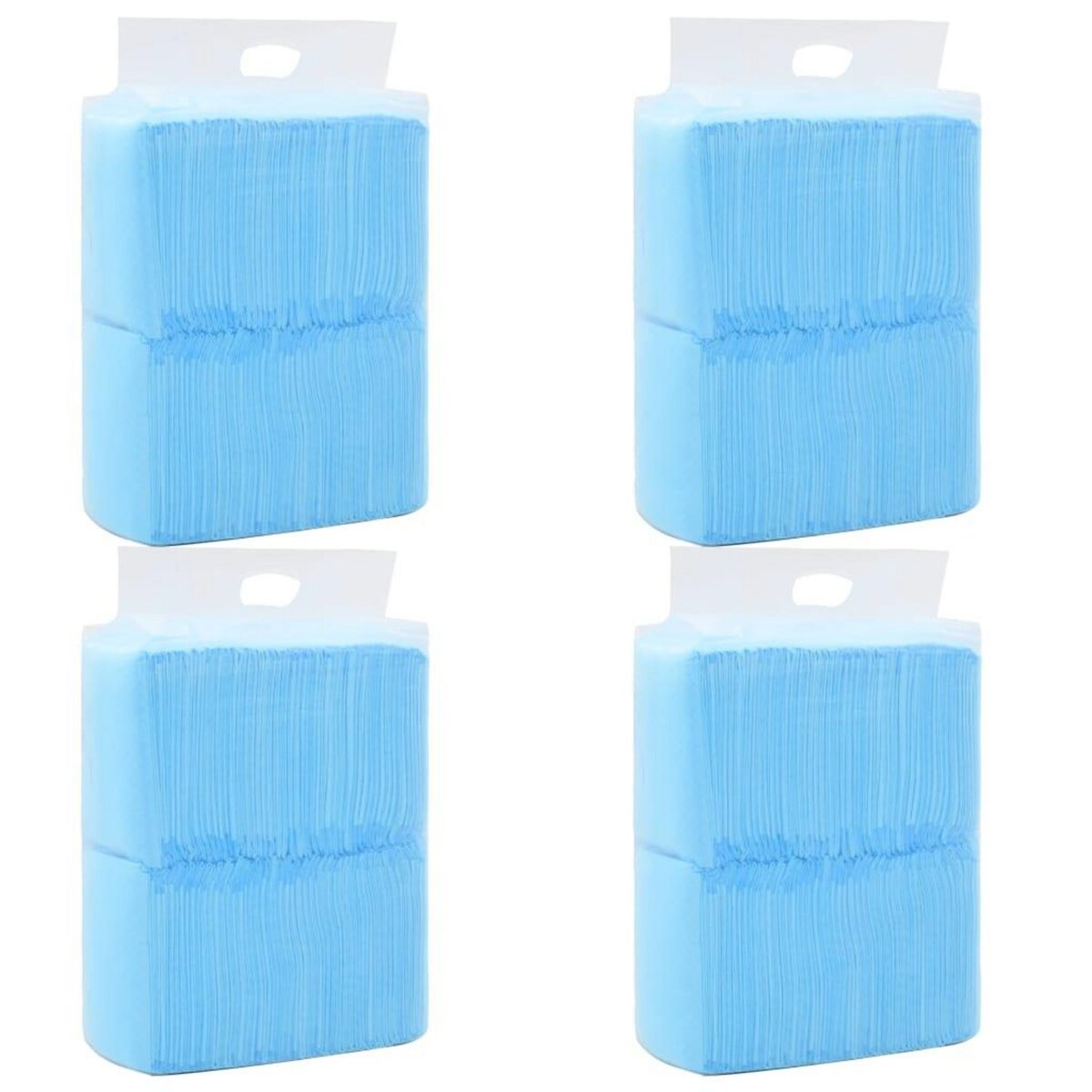 VIDAXL Tapis d'hygiene pour chiens 400 pcs 60 x 45 cm Tissu non tisse