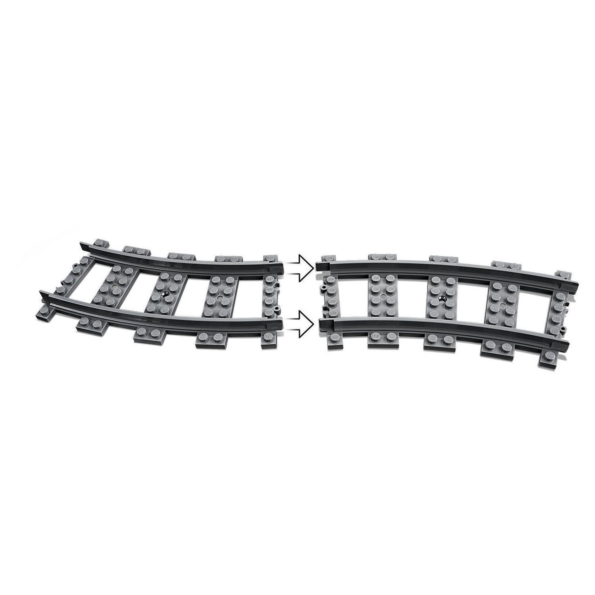 Voir la diapositive 5 : LEGO City 60238 - Les aiguillages, Ensemble d'Accessoires d'Extension City Train