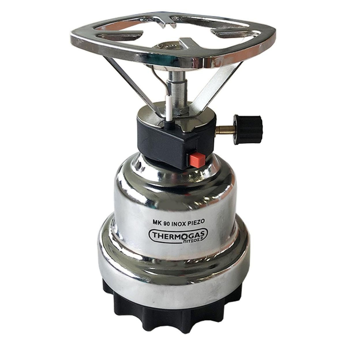 CAMPER GAZ Rechaud gaz piezo 1000W Coque inox Rechaud camping pour cartouche gaz 190g CAMPER GAZ