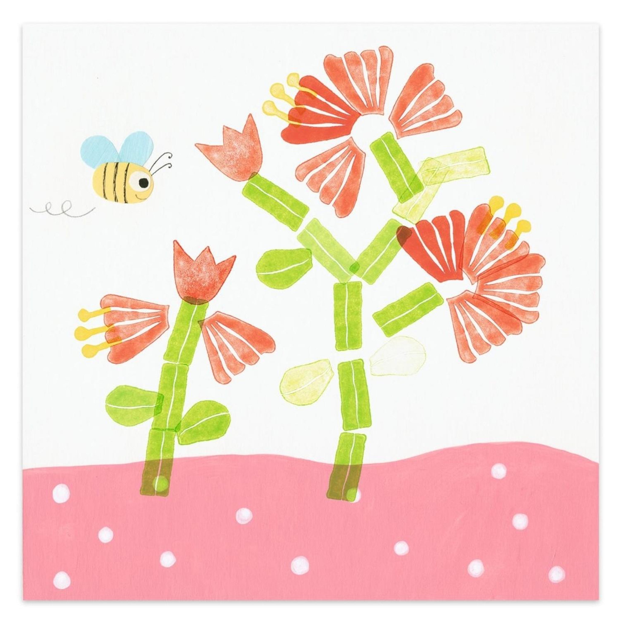 Voir la diapositive 5 : Djeco Avec des fleurs coffret de tampon