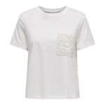 JACQUELINE DE YONG T shirt  Femme JDY Selma. Coloris disponibles : Blanc
