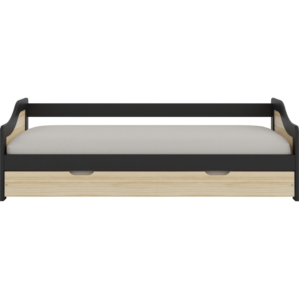 Lit banquette gigogne 2 couchages 90x200cm ANDREA