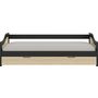 Voir la diapositive 2 : Lit banquette gigogne 2 couchages 90x200cm ANDREA