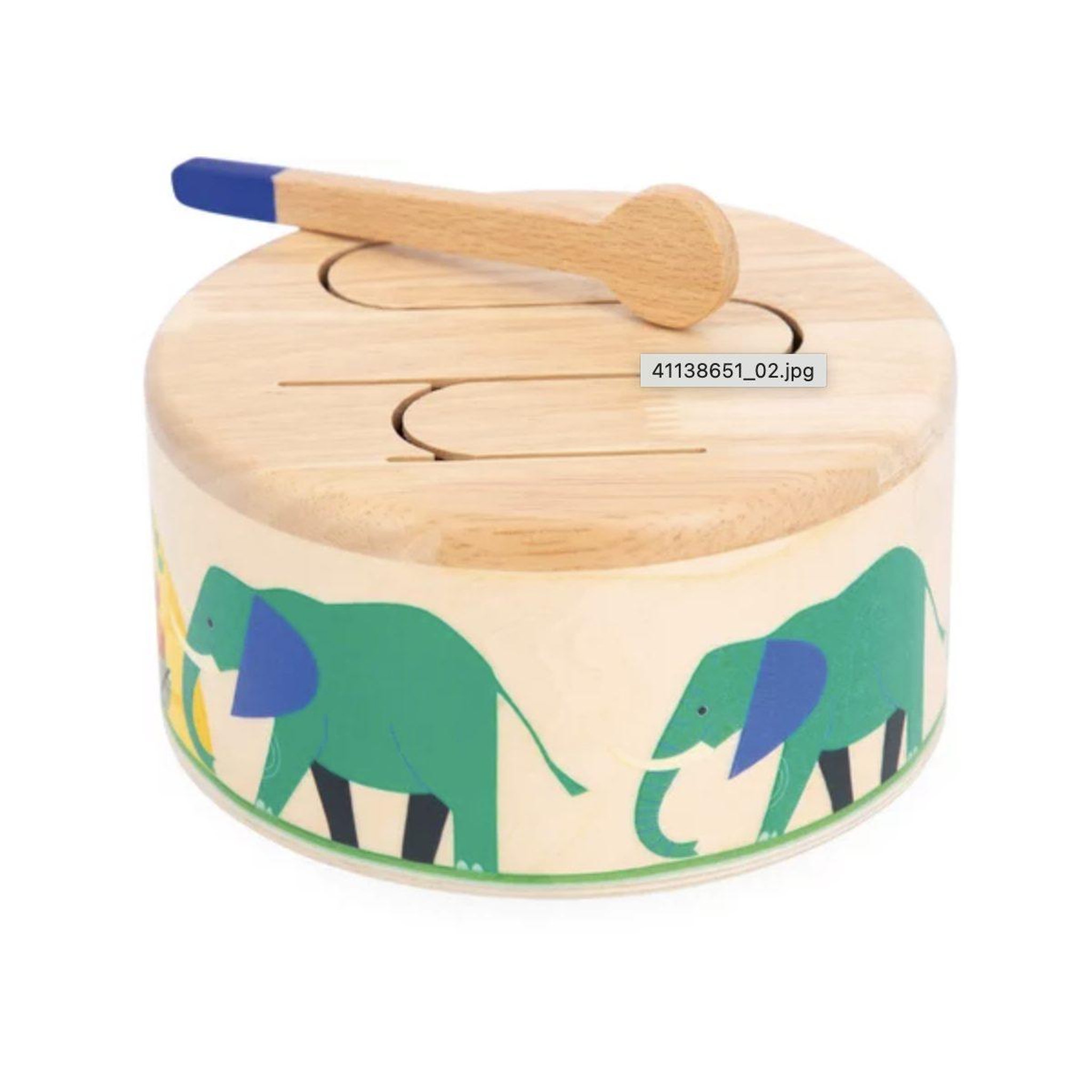 JANOD Gioia drum - tambour en bois a partir de 18 mois