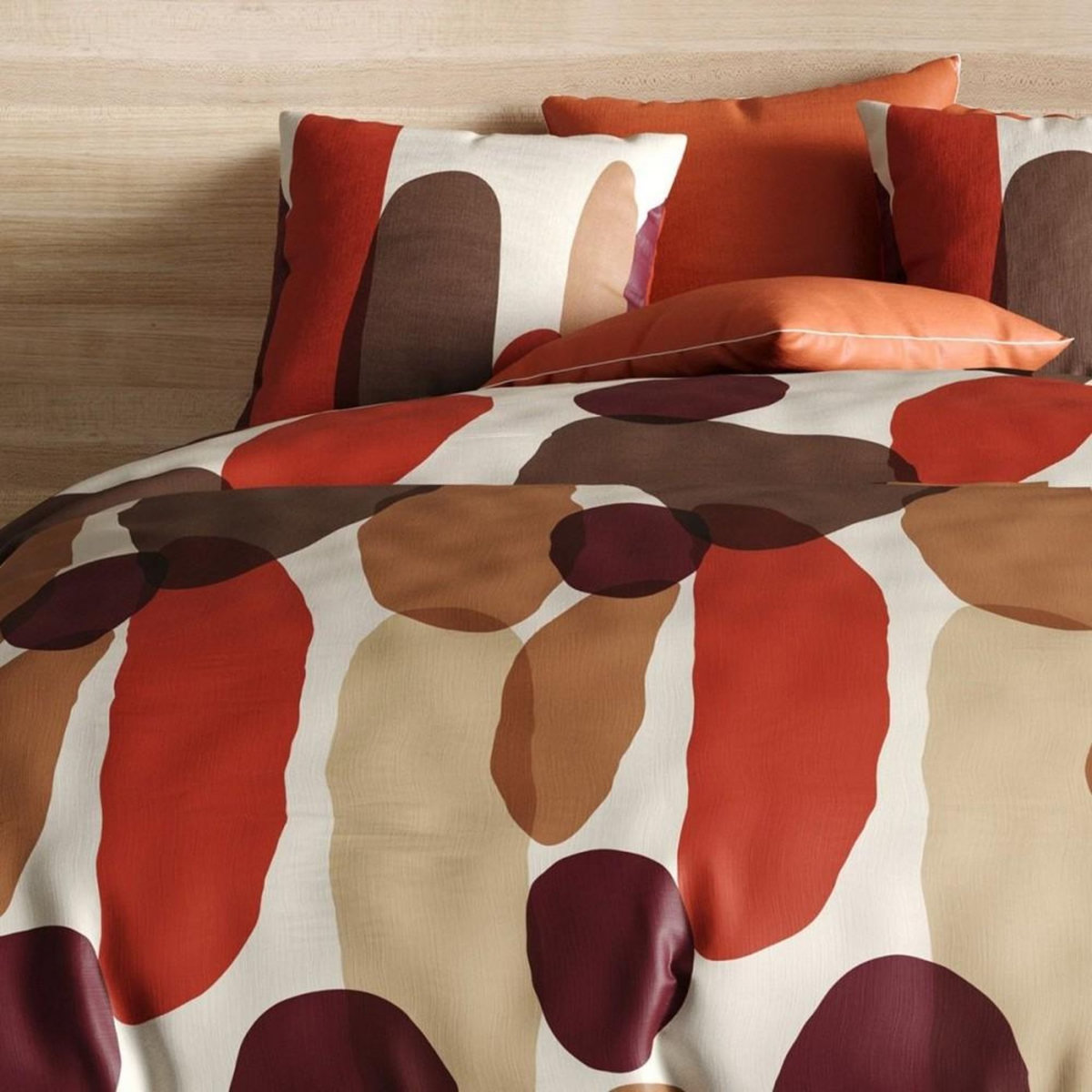 Les Ateliers du Linge Parure housse de couette 100% coton 57fils-jopline