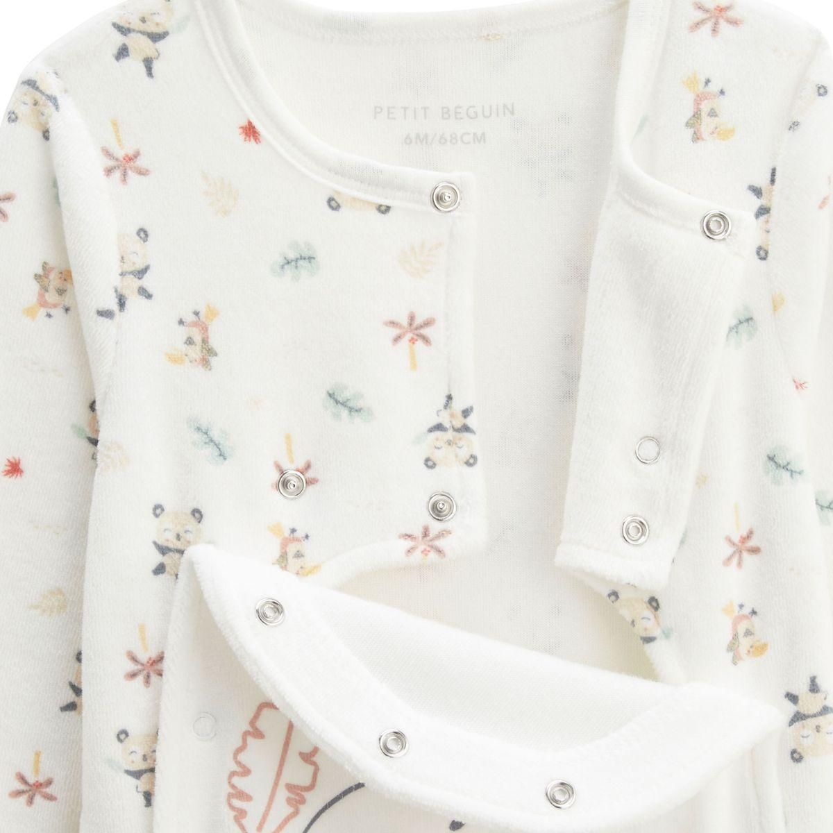 Petit Béguin Kit naissance 3 pièces pyjama, body et doudou bébé Baby Panda