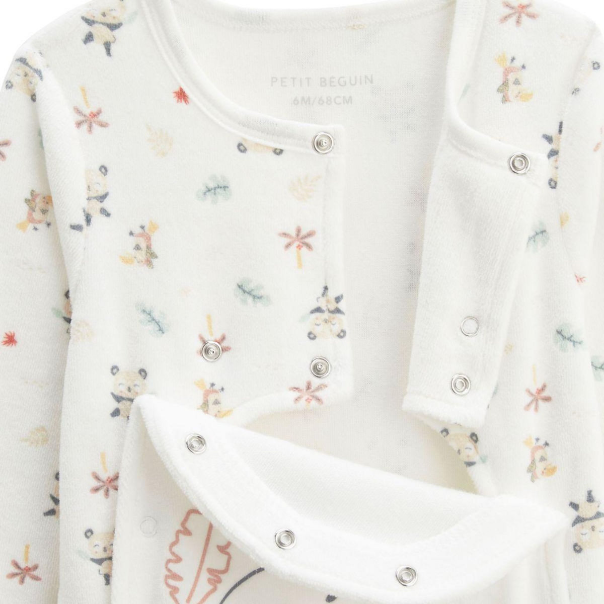 Petit Béguin Kit naissance 3 pièces pyjama, body et doudou bébé Baby Panda