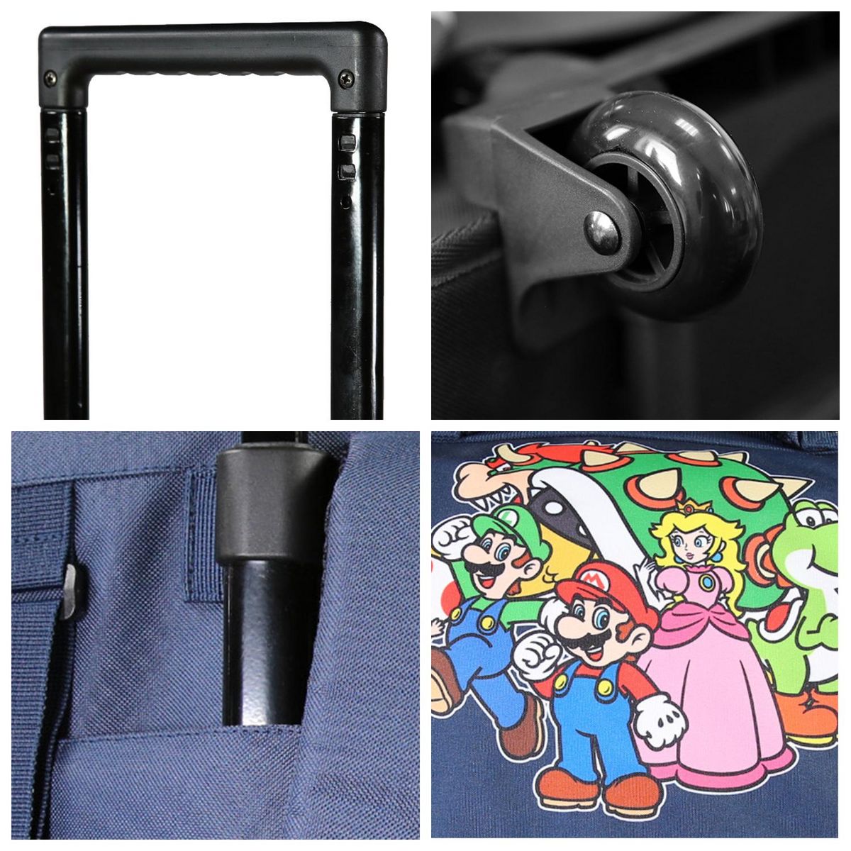 Bagtrotter Cartable à roulettes Super Mario 38 cm école primaire – bagtrotter