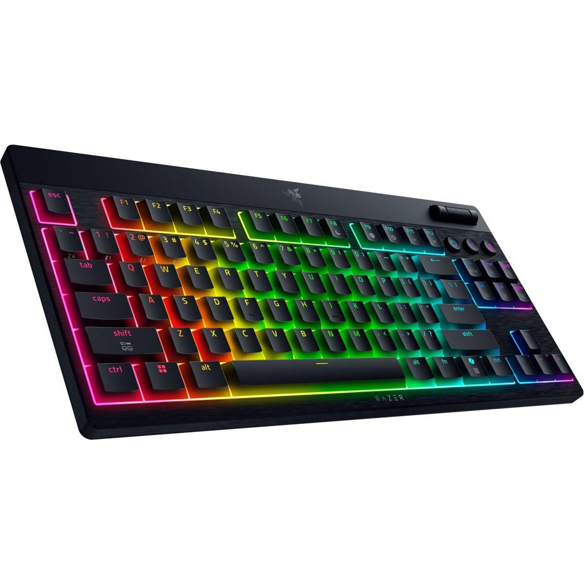 Razer Clavier gamer sans fil BlackWidow V4 Tenkeyless Hyperspeed
