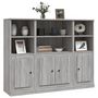 Voir la diapositive 3 : VIDAXL Buffets 3 pcs sonoma gris bois d ingénierie