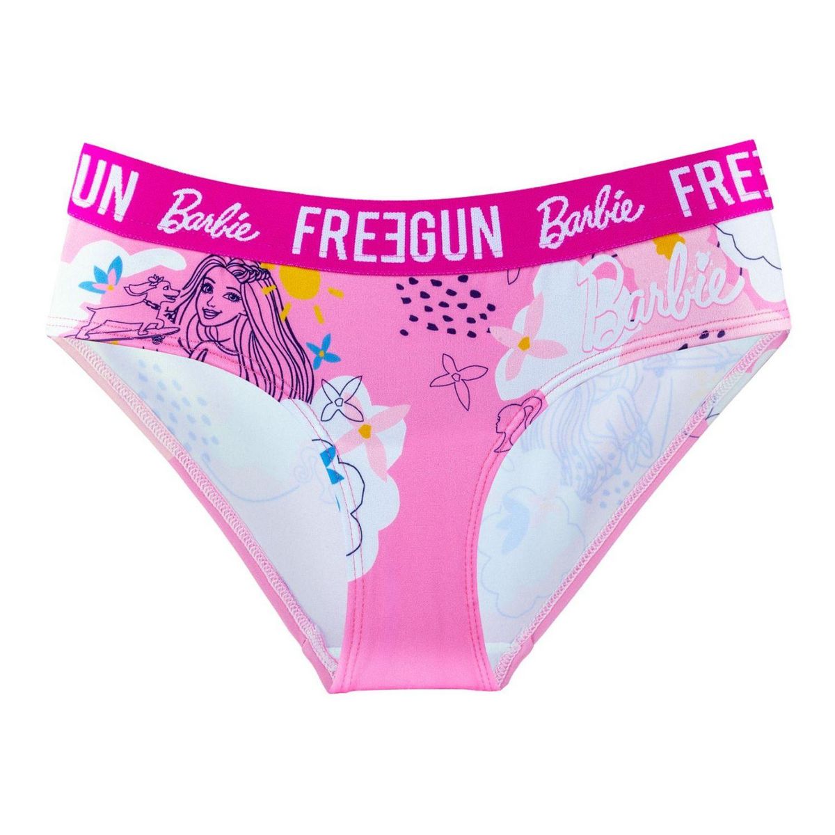 FREEGUN Lot de 2 culottes fille Barbie
