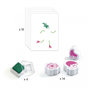Voir la diapositive 2 : Djeco DJ08741 Tampons Mix and Match Flower Girls Stamp Set