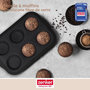 Voir la diapositive 2 : ZENKER Set pâtisserie avec moule à 6 muffins silicone, 2 bols à mixer, verre mesureur et spatule Zenker