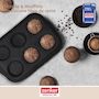 Voir la diapositive 2 : ZENKER Set pâtisserie avec moule à 6 muffins silicone, 2 bols à mixer, verre mesureur et spatule Zenker