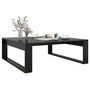 Voir la diapositive 4 : VIDAXL Table basse Noir 100x100x35 cm Bois d'ingenierie