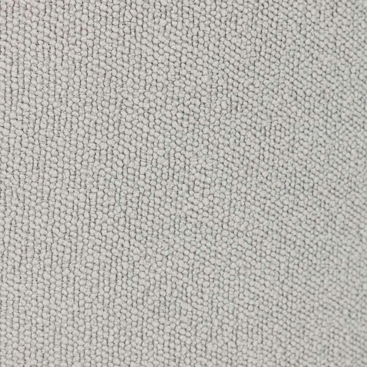 ATMOSPHERA Pouf galet petit modèle en bouclette - Gris