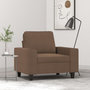 Voir la diapositive 1 : VIDAXL Fauteuil Marron 60 cm Tissu