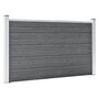 Voir la diapositive 2 : VIDAXL Cloture de jardin WPC 353x106 cm Gris