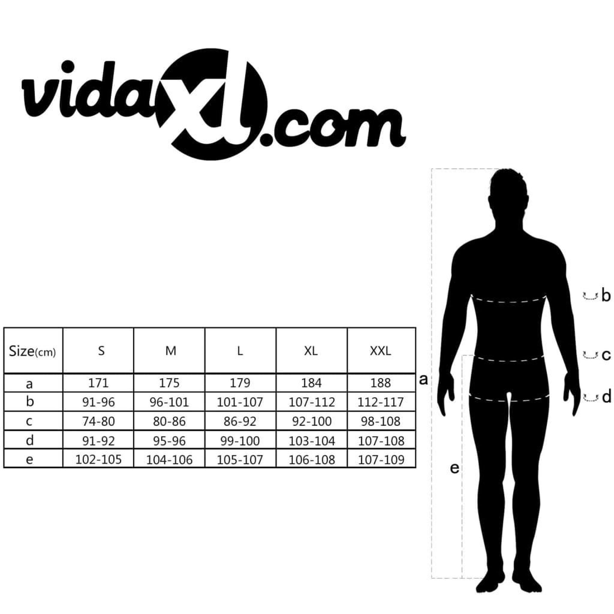 Voir la diapositive 6 : VIDAXL Salopette pour hommes Taille XXL Gris