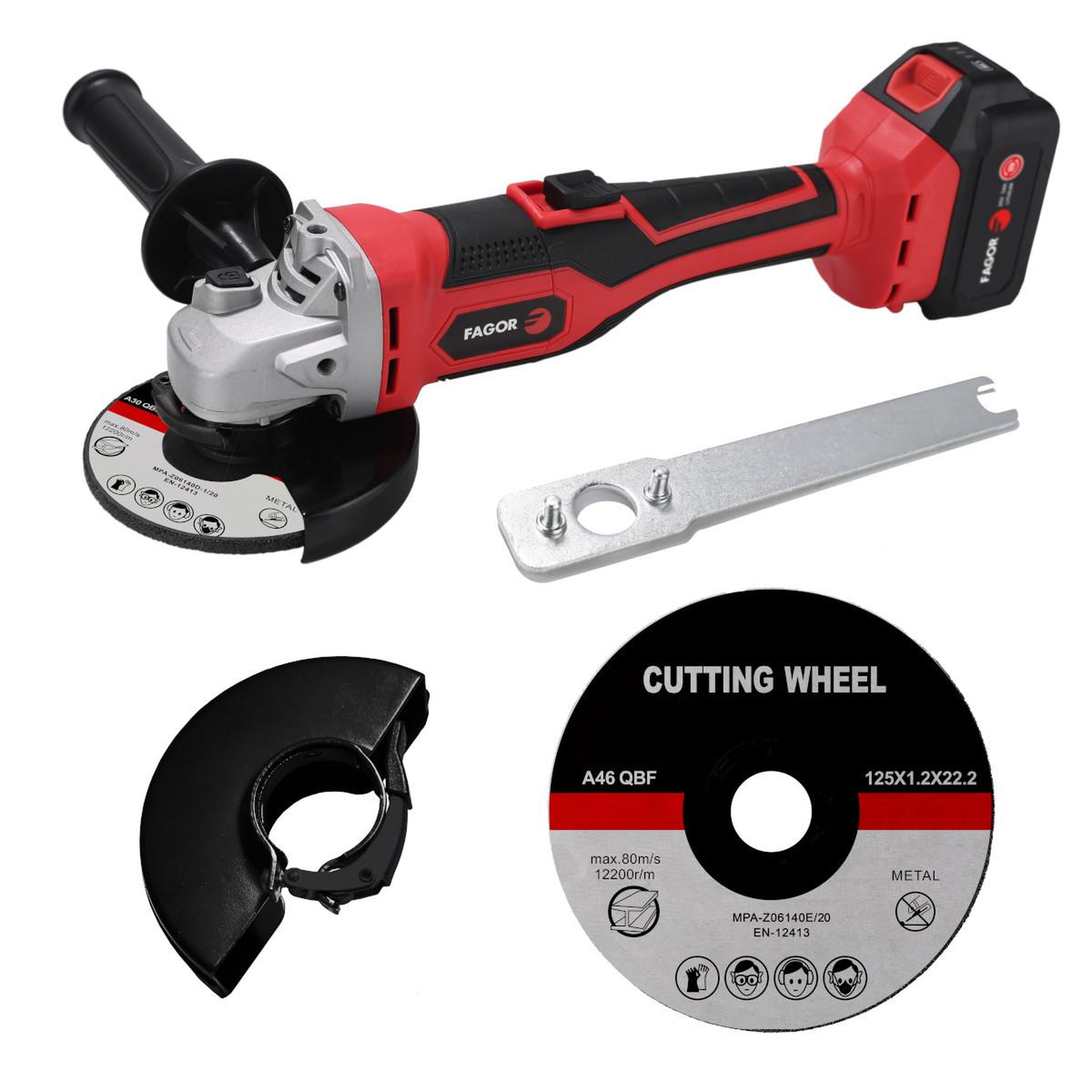 Fagor Meuleuse d'angle sans fil 20v - FGM26