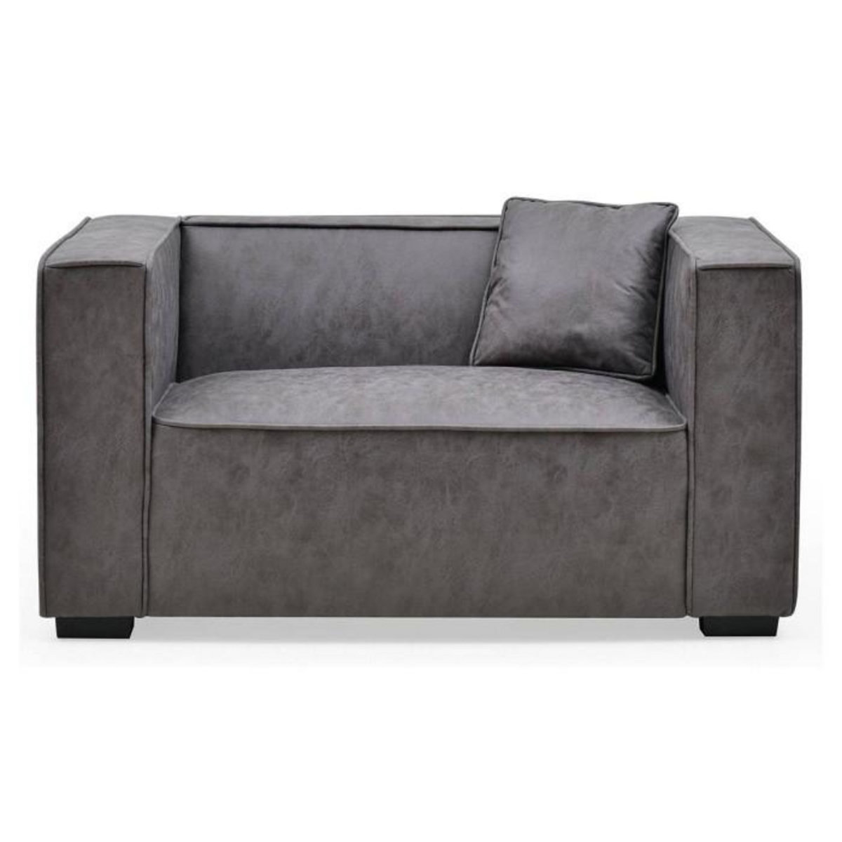 Paris Prix Fauteuil Large en Tissu  Brock  146cm Gris