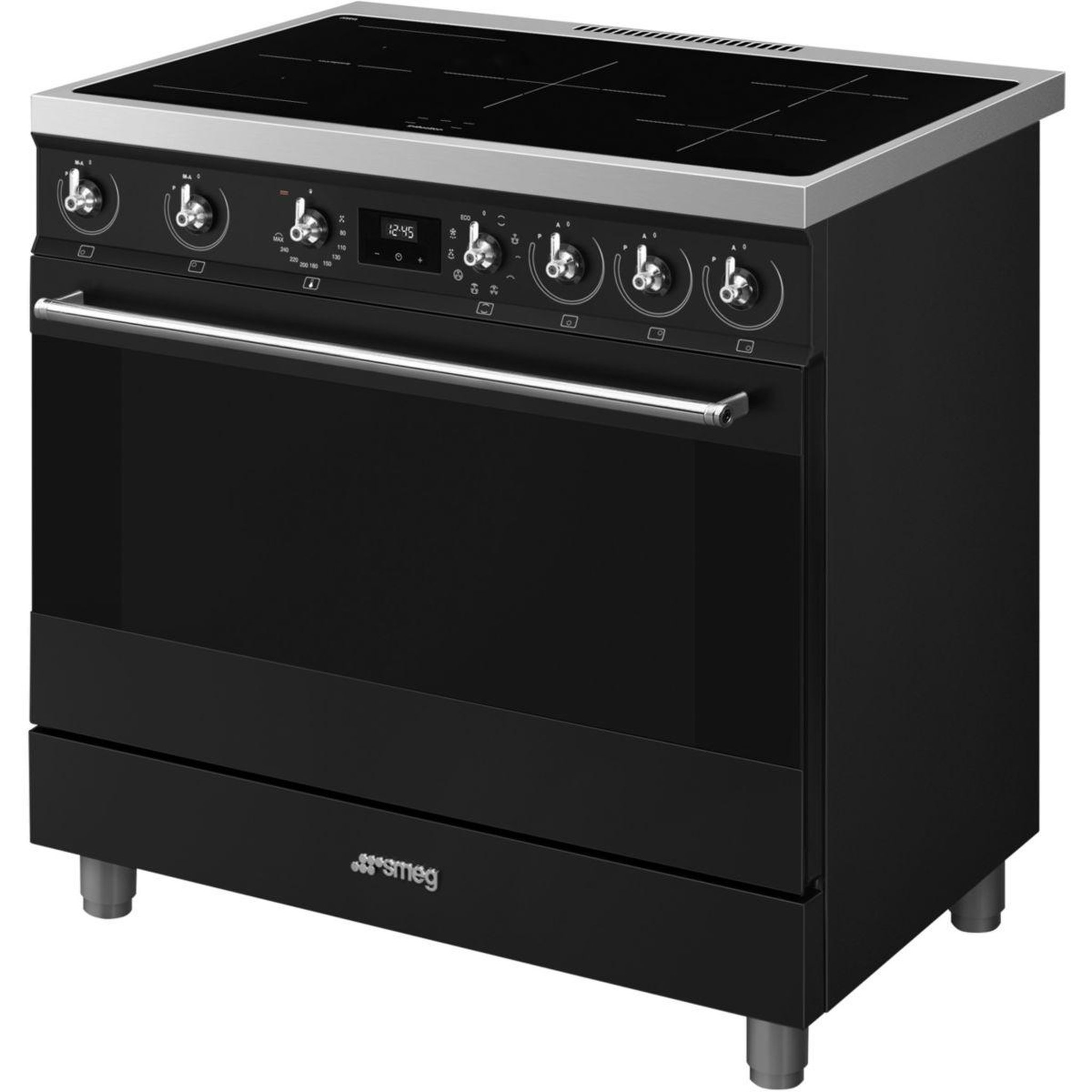 Voir la diapositive 4 : SMEG Piano de cuisson induction c9immb2