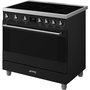 Voir la diapositive 4 : SMEG Piano de cuisson induction C9IMMB2