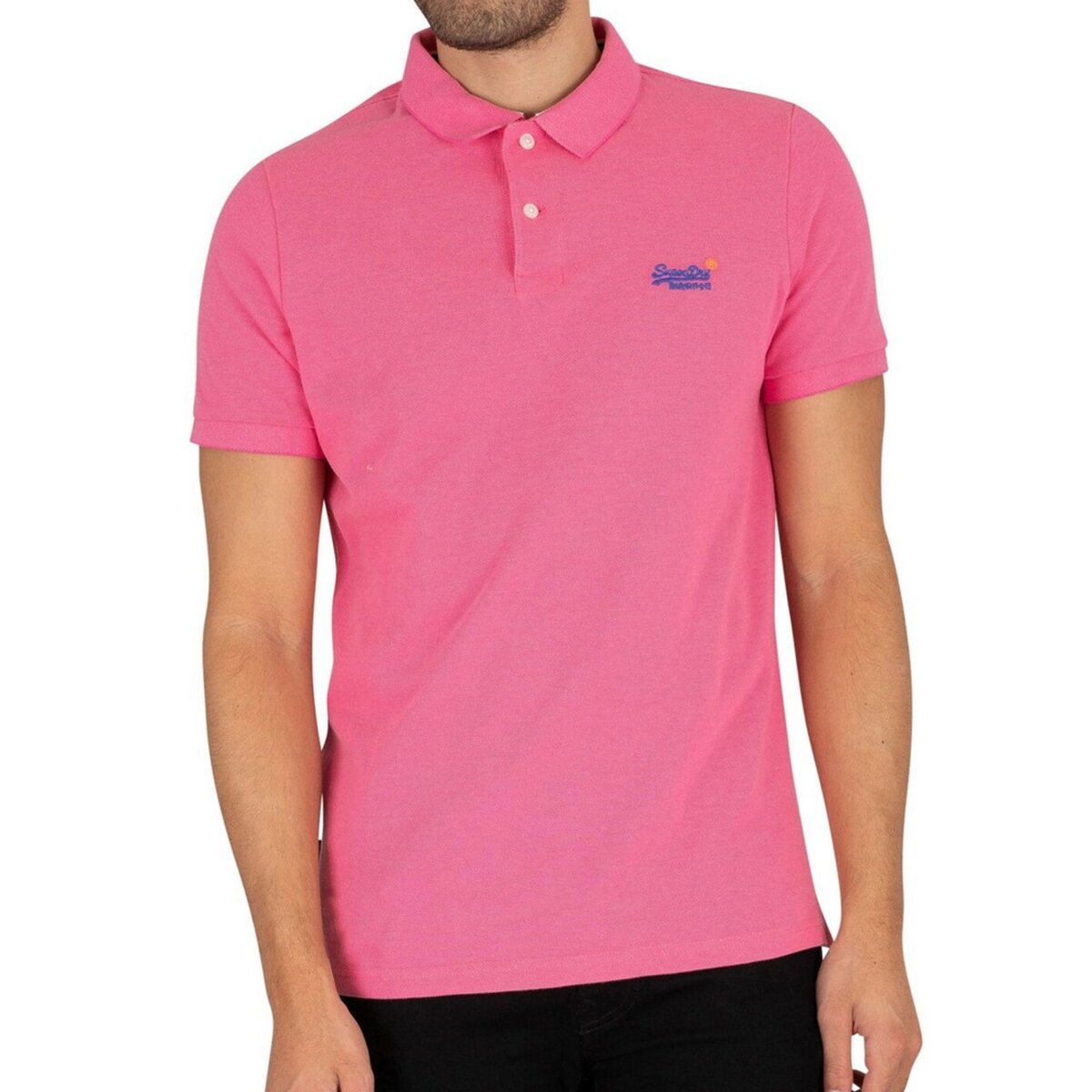 Polo discount rose homme