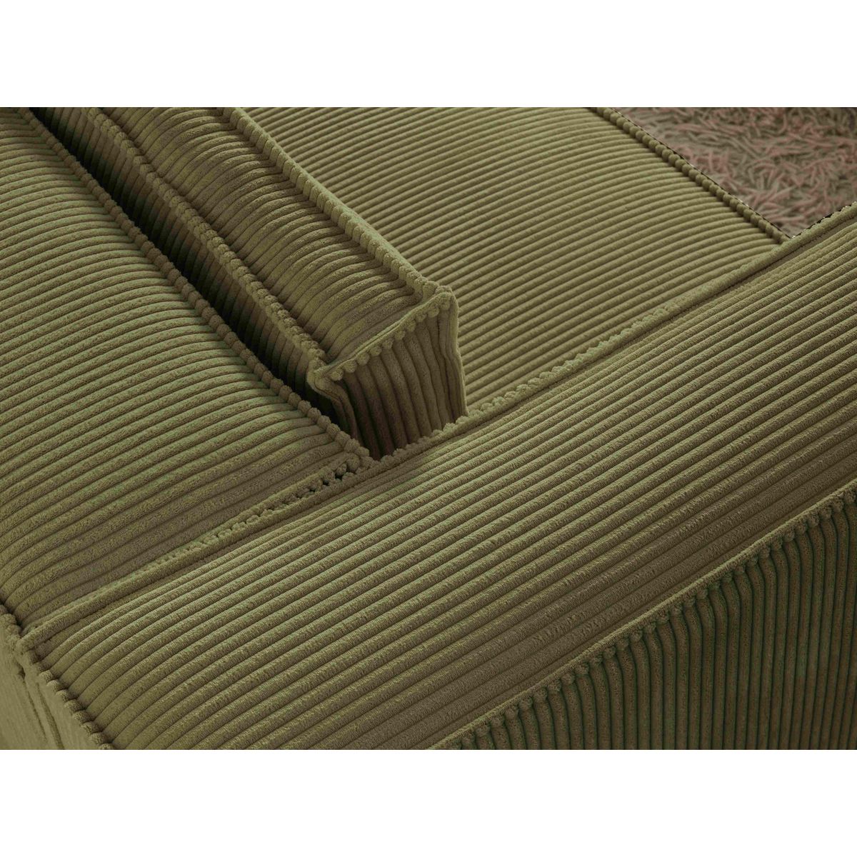 LISA DESIGN Stella - canapé fixe 3 places - en velours côtelé - style contemporain