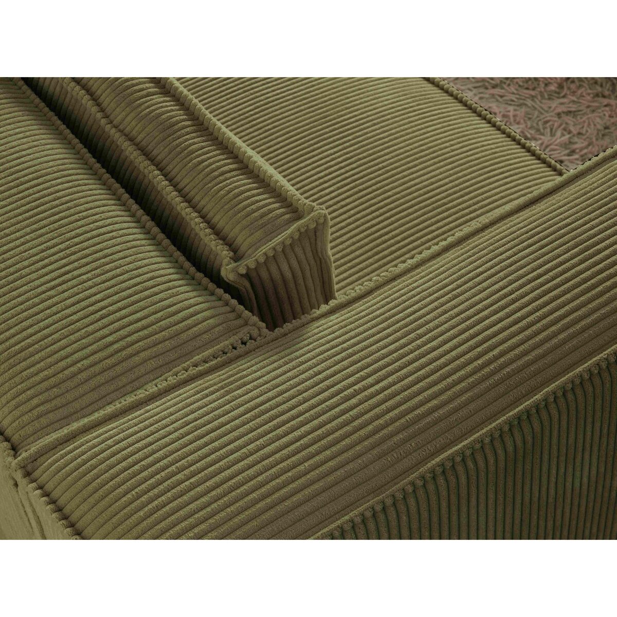 LISA DESIGN Stella - canapé fixe 3 places - en velours côtelé - style contemporain