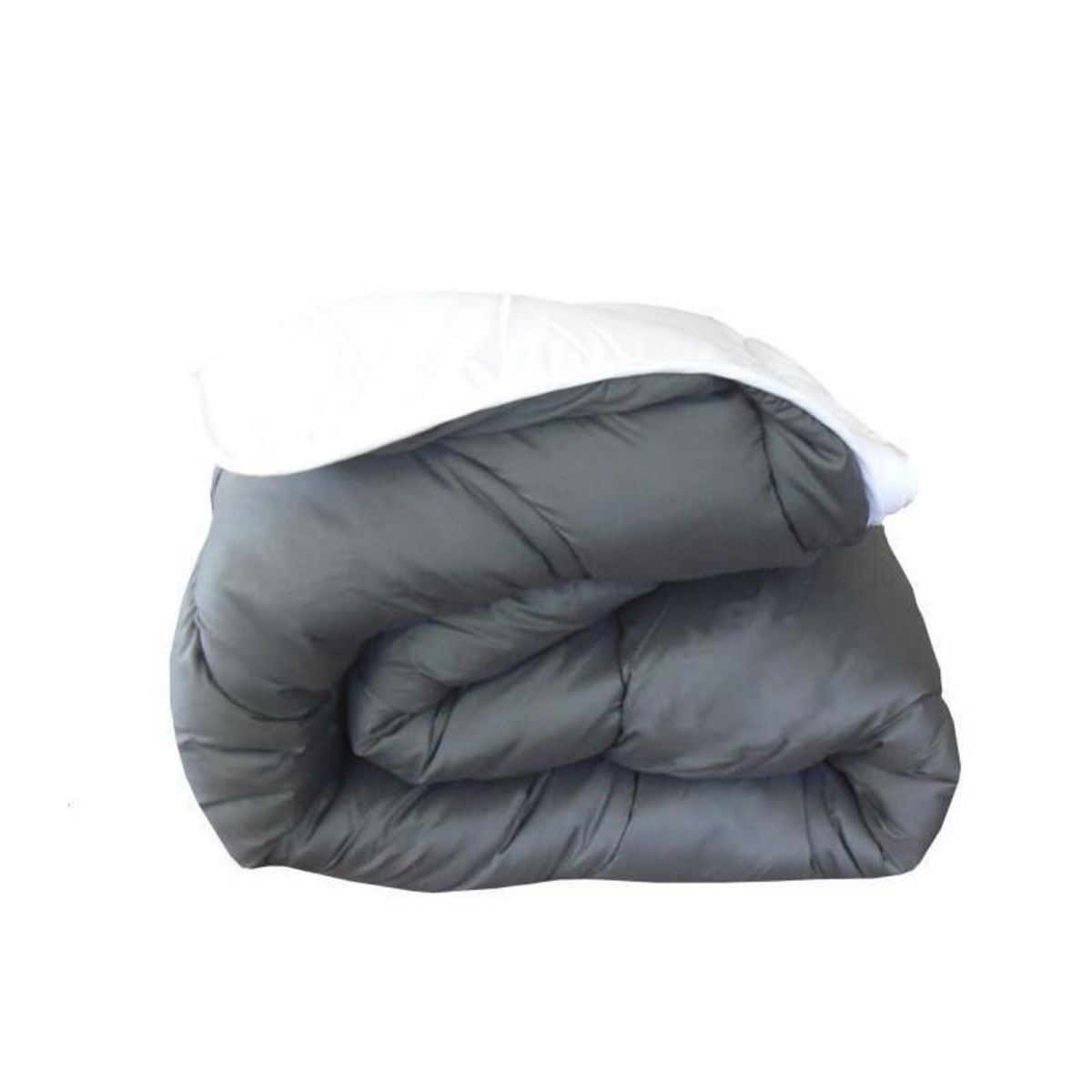 ABEIL ABEIL Couette Bicolore - 140 x 200 cm - Blanc et gris