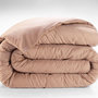 Voir la diapositive 2 : BATON ROUGE Housse de couette 100% satin de coton 105 fils uni