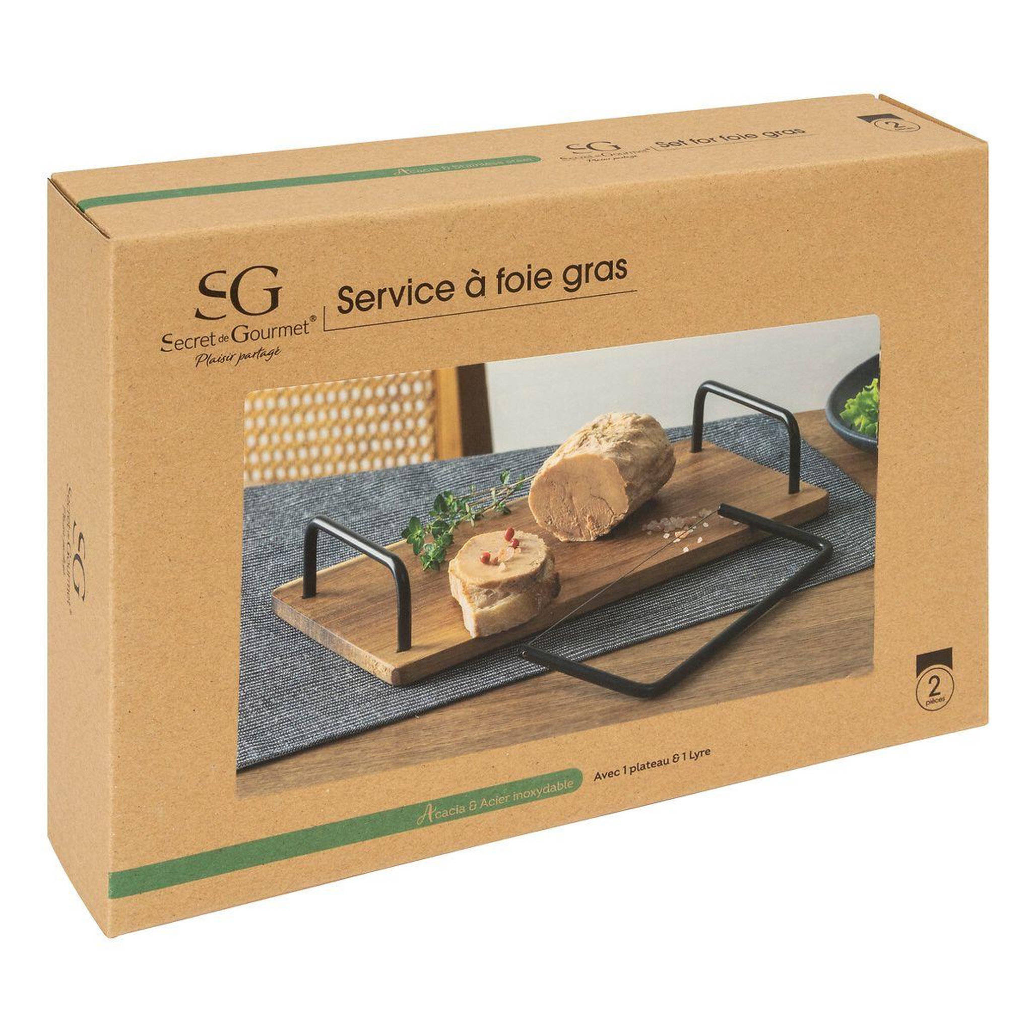Voir la diapositive 4 : SECRET DE GOURMET Set Foie Gras 2pcs