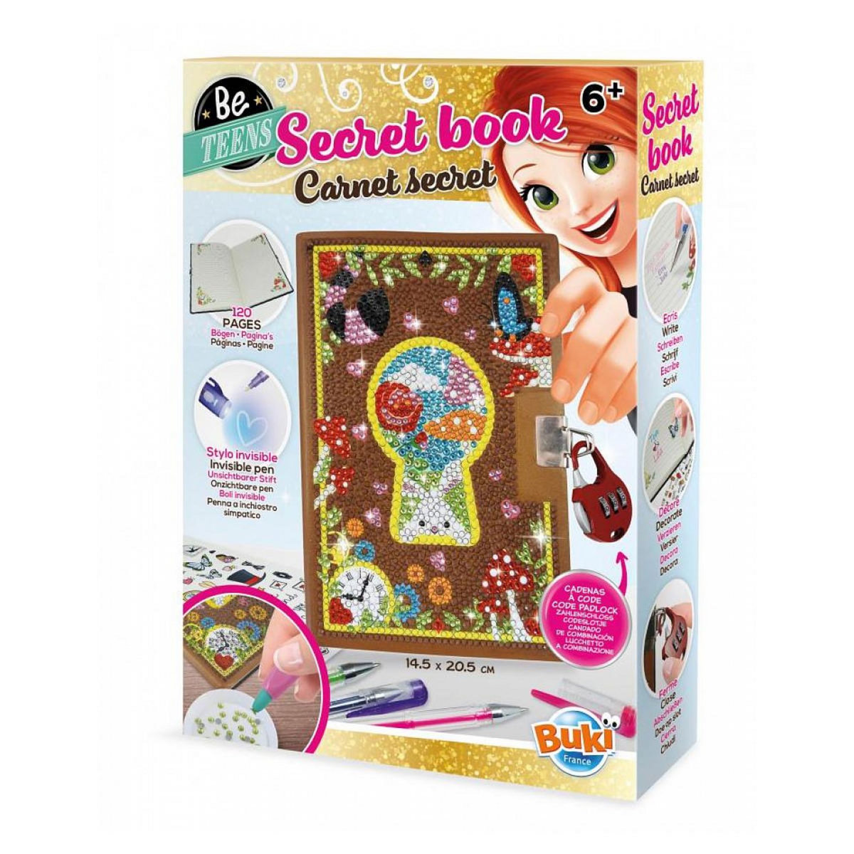 BUKI Carnet secret a decorer