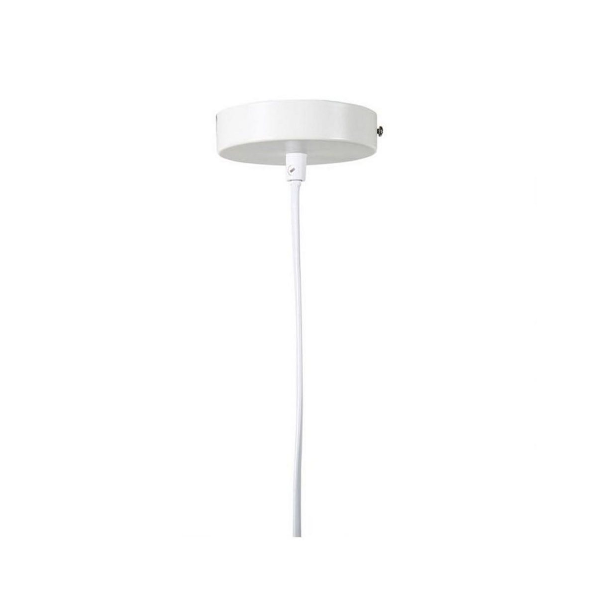 OSTARIA Suspension cylindrique Ginkgo blanc doré D40