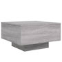 Voir la diapositive 3 : VIDAXL Table basse avec lumieres LED sonoma gris 55x55x31 cm