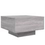 Voir la diapositive 3 : VIDAXL Table basse avec lumieres LED sonoma gris 55x55x31 cm