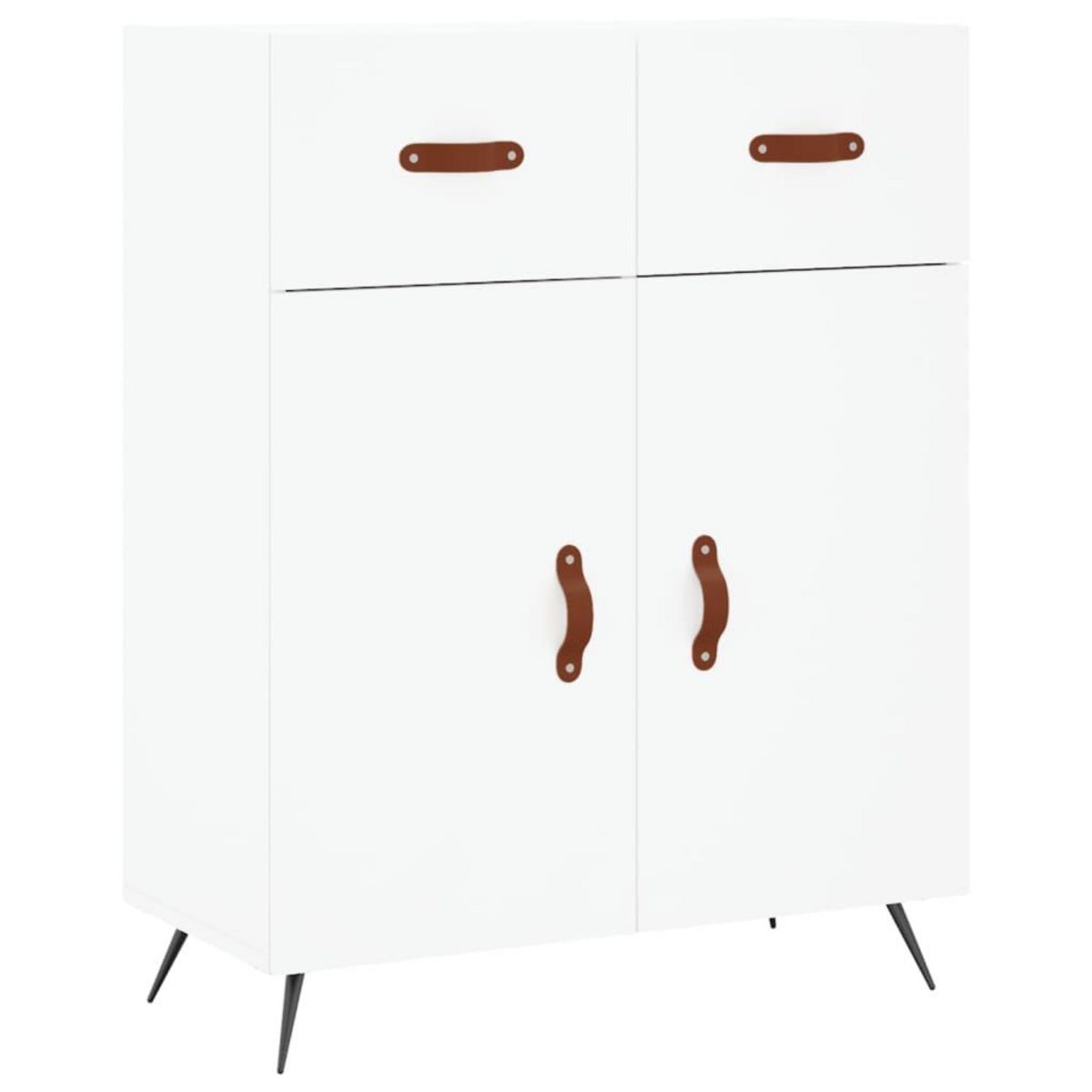 VIDAXL Buffet blanc 69,5x34x90 cm bois d'ingenierie