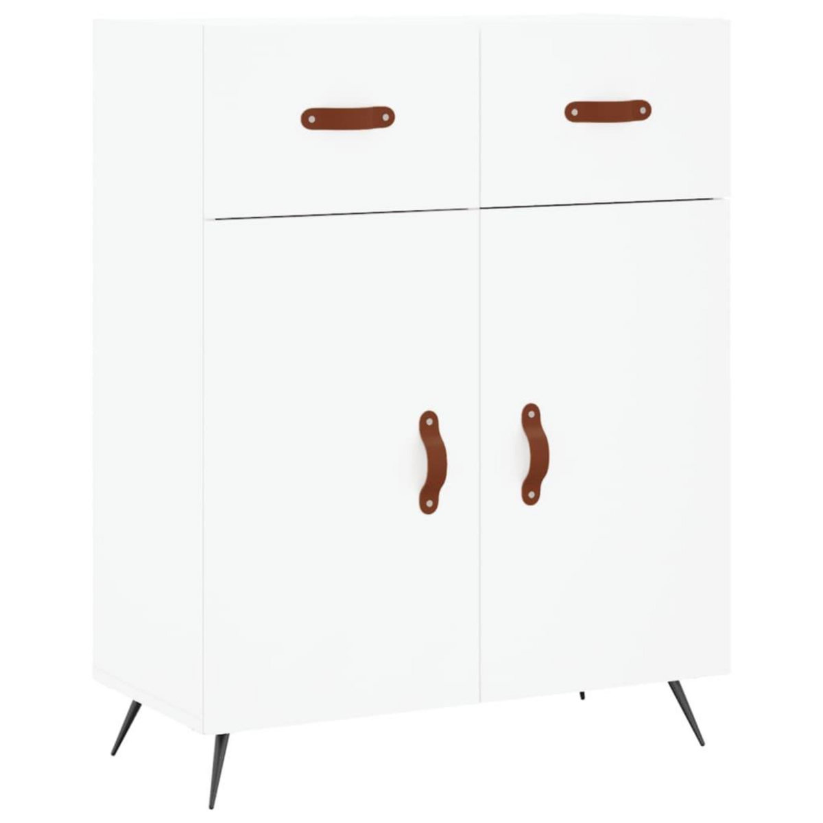 VIDAXL Buffet blanc 69,5x34x90 cm bois d'ingenierie