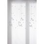 Voir la diapositive 4 : ATMOSPHERA Voilage brodé étoiles - 140 x 240 cm - Blanc