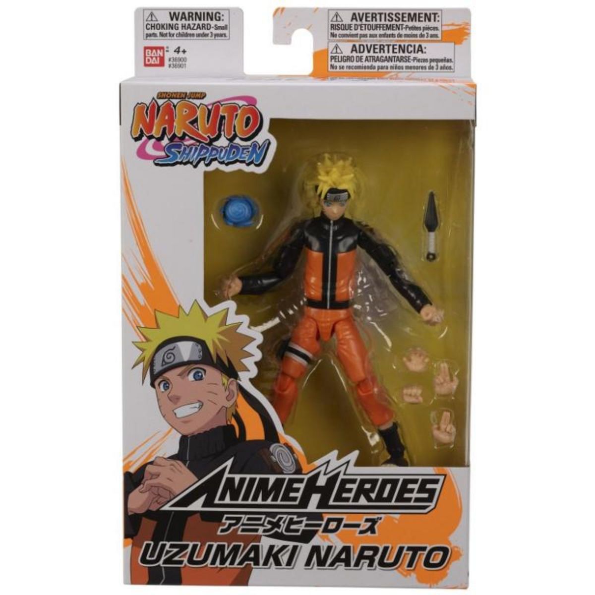 NARUTO Figurine Naruto Shippunden Anime Heroes Modèle aléatoire