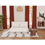 BEST MOBILIER Candice - banquette 2 places convertible clic-clac en velours côtelé. Coloris disponibles : Gris, Bleu, Beige, Orange, Vert